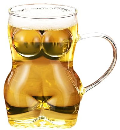 Jarra de cerveza grande – Vasos extra anchos de 650 ml con un diseño único, perfectos para uso en pub, té y varias bebidas, taza ideal para cerveza, alcohol, ideal para el verano