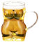 Jarra de cerveza grande – Vasos extra anchos de 650 ml con un diseño único, perfectos para uso en pub, té y varias bebidas, taza ideal para cerveza, alcohol, ideal para el verano