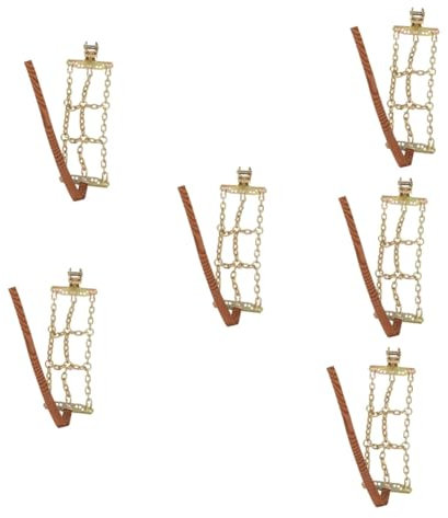 Gatuida 6st Schiebe Kette Auto Rad Kette Rutschfeste Reifenkette Schneesicherheitskette Reifenkette Für Auto Passende Reifenkette Rutschfeste Kette Winterreifen Auto-schneekette Stahl