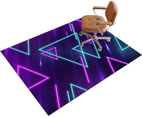 Anti Slip Floor Protection Mat for Hardwood & Tile Floors Large Office Chair Mat for Computer Gaming Under Desk Rug 150 x 180 cm
