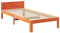 vidaXL Massivholzbett ohne Matratze Wachsbraun 90x200 Kiefernholz, Bettrahmen, Schlafzimmerbett, Doppelbett, Schlafzimmermöbel, Bett, Holzbett