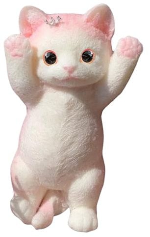 20CM Squishy Katze, Taba Squishy, Fufu Squishy, Squishy XXL, Squeeze Spielzeug Katze Form Stressball Weiche Flexible Spielzeug Dehnbares Stress-Relief-Spielzeug Tragbare Stressbälle Gunst Geschenke