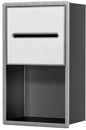 Toilettenpapierhalter aus Edelstahl mit Ablage – Mehrfarbig, Wandnischen, Keine Fliesen zur Aufbewahrung erforderlich – platzsparendes Badezimmerzubehör