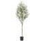 Thaookte Albero di ulivo, 180 cm, piante artificiali, grande albero di ulivo coraggioso, con frutti, in vaso artificiale, per soggiorno, camera da letto, giardino, ufficio, deco, 1 confezione