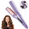 Flintronic Big Wave Hair Curler, 32mm Anti-Scald French Egg Roll Curling Iron, V Shaped Hair Curling Iron with Adjustable Temperature, Quick Heating French Wave Curling Iron for Women