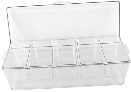 Alipis Vielseitige Salatbar-behälter Für Den Kühlschrank, Eiskühl-salatbox Für Partys Im Freien, Picknicks Und Grillabende, Gewürzbehälter, Server Mit Deckel, Eiswürfelschale,