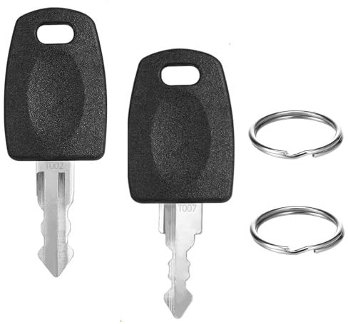 NIYATA Clé Valise TSA007 et Clé TSA002,Clé de Douane pour Valise,Clé Passe Partout Valise TSA 007/002,pour Déverrouiller La Porte en Cas d'oubli du Code
