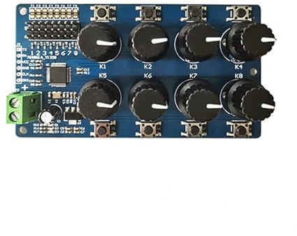 BUBEFSKD Advanced 8Channel Servo Controller Debugging Board Mit Manuellem Und Serienkontrollen Für Exponate Engineering Servo Control Board