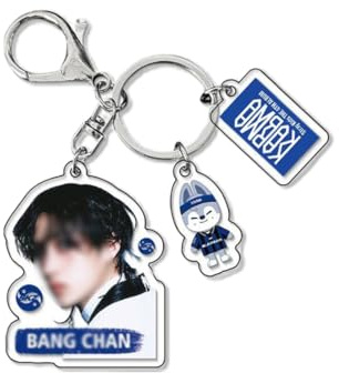 SUJEBKC SK Schlüsselanhänger,KARMA SK-Z Schlüsselanhänger Acryl Keychain Stay BANG CHAN
