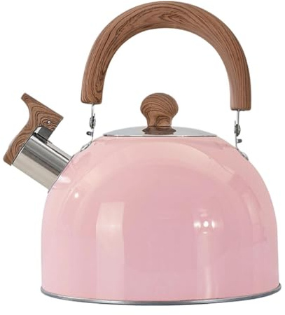 LOVIVER 2,5-Liter-Wasserkocher, hitzebeständig, vielseitig verwendbar, auch als Kaffeekanne, Teekanne oder Saftkrug geeignet – ideal für Büro, Camping, Rosa