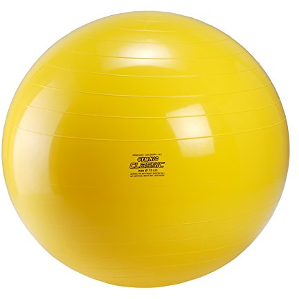 Gymnic Gymnastikball, 75 cm Ø gelb