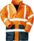 Warnschutzparka, Gr. M, orange-blau