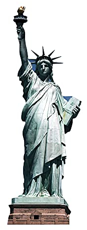 falksson Statue of Liberty PAPPFIGUREN LEBENSGROSSE