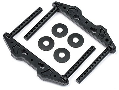 HPI/TT H101293 - Karosseriehalter Set Bullet, Mehrfarbig