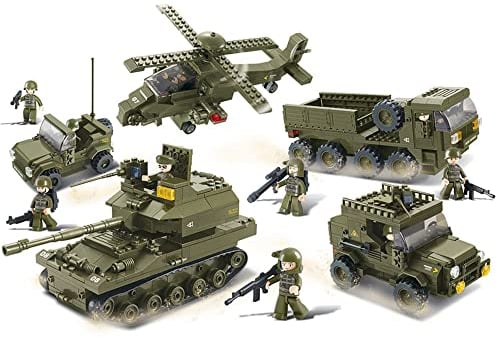 Sluban Landstreitkräfte Set II (996 Teile) [M38-B0311], Spielset, Klemmbausteine, Soldaten, mit Spielfigur, Army, SL95137