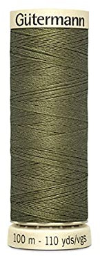 Gutermann Sew All Polyester Thread, Warm Olive 0432, 100 m