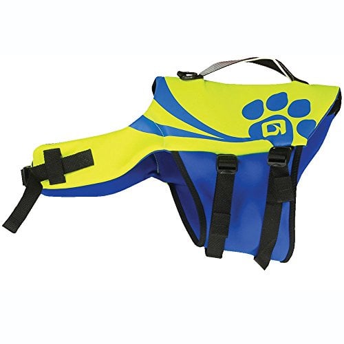 O'Brien Pet Life Vest, Medium, Yellow/Blue