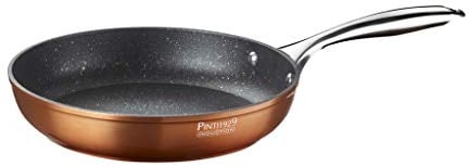Pintinox Poêle 1 Manche Metallic, Aluminium, Anti-adhésif,20 cm