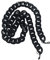 Karriter NEW Black Chunky Big Oversized Chain Sunglasses Spectacle Glasses Cord Holder