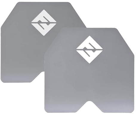 Weight Vest Plates - 8.75 LB Plates Sold In A Pair - 20LB Total Vest Weight - F&F STEEL - Compatible With Most Vests, Weight Carrier - High-Intensity Training - Plates For Weighted Vest Workouts