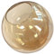 KCO Abat-jour globe de rechange moderne en verre ambré - Accessoires en verre pour appliques murales suspendues (ambre)