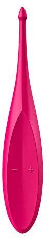 Satisfyer Twirling Fun Vibrator | Wasserdichtes (IPX7) Sex-Spielzeug | Hautfreundliches Silikon | Stimulationsspitze mit Power-Motor | Ideal für Damen & Intime Stimulation | 12 Programme in pink