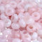 KYEYGWO Quartz Rose, Rondes Perles avec Gros Trou en Vrac, Guérison Chakra Pierres Perles Naturelles pour Fabrication de Bijoux Bracelet Collier Bricolage, Lot de 20 Pcs