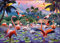 Ravensburger Puzzle - Pinke Flamingos - 1000 Teile