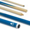 POWERGLIDE Original 2 Piece Snooker Cue Queue, blau, Full Size 57