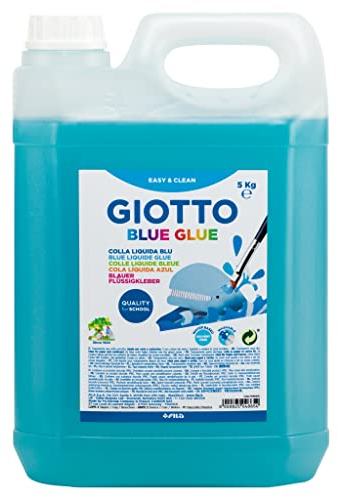 Giotto -Kanister Blue 5 kg flüssiger Kleber, Farbe Blau, F546200