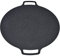 Korean BBQ Grill Pan Iron Nonstick Heat Resistant Round Grilling Tray for Pork Pancakes Ribs (30CM)