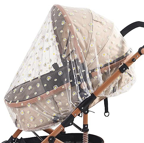 LICHENGTAI Universal Moskitonetz für Kinderwagen & Buggy, Reißfest & Waschbar Mückennetz Insektenschutz Fliegennetz für Babywannen, idealer Schutz vor Wespen & Stechmücken
