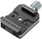 Leaplumin Aluminium Arca Swiss Type Clamp with 3/8” & 1/4” Screw,Quick Release Plate Arca QR Clamp for DJI Ronin S/SC