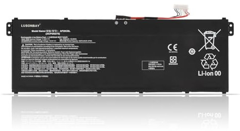 AP20CBL Laptop Battery Replacement for Acer Aspire TravelMate Spin B3 TMB311RNA-32 TMB311RNA-32-P10E Swift 3 SF314-43 SF314-43-R8H2 Aspire 5 A515-46-R14K Chromebook 512 C852 514 CB514 11.55V/53Wh