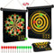 Flintronic Dartscheibe Magnetisch, Ø38cm/15Zoll, Magnetisch Sichere Dartscheibe mit 14 Dartpfeilen, Dartscheibe Junge Spielzeug Geschenk für Drinnen und Draußen Party Spiel,für Kinder und Erwachsene