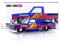 True Scale Miniatures Modellauto Kompatibel mit Chevrolet Silverado Kaido Works V2 Limited Edition 1/64 Druckguss Modellauto Kaido House KHMG099, Blau
