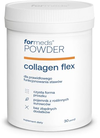 ForMeds - POWDER Collagen Flex - 5000mg pro Portion, davon 100mg Vitamin C - Richtiges Funktionieren der Gelenke - 30 Portionen