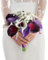 Künstlicher Calla-Lilien-Brautstrauß, Brautstrauß, violette Calla-Lilien für Braut, Brautjungfer, Hochzeitsstrauß, Requisite
