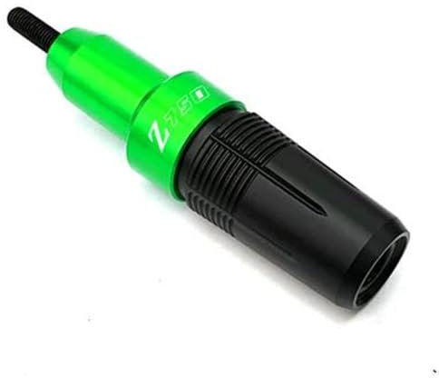 KUGVTER Für Kawasaki Z750 Z 750 2004-2012 Motorrad Zubehör Sturzpads Fallschutz Auspuff Slider Schutz(Farbe:Green6)