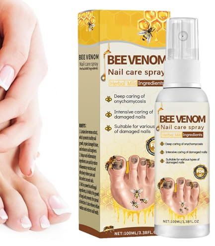 Nail Reparaturspray, Nagelpflege Spray - 100 ml Nagelerneuerung Spray, Zehenpflegelösung, Nagelspray für beschädigte Nägel, Nagelstärkungsmittel für Frauen und Männer