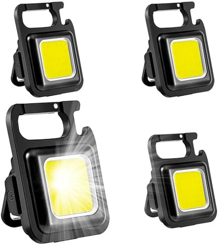 Mini Led Arbeitsleuchte, COB Wiederaufladbare Inspektionsleuchten Mini Taschenlampe Wasserdicht Tragbare Werkstattlampe Magnet Licht Handlampe Arbeitslampe für Notfall Reparatur Nachttraining (4)