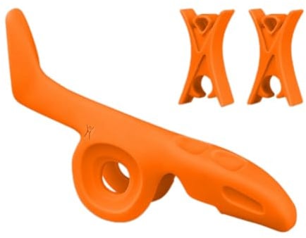 Gvvsjgdbis Violin Bow-Holding Device Hand Corrector Straight Bow-Holding Device Bow-Carrying Correction Hand Shape Orange