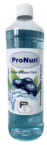 ProNuri Scherkopfreiniger für Philips Reinigungsstation, Reinigungsflüssigkeit für Rasierer, 1 Flasche