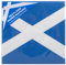 PMS 12 Stück Schottland Papierservietten – 3-lagige Einweg-Party-Servietten mit Saltire-Flaggen-Design – perfekt für St. Andrew's Day, schottische Veranstaltungen & Feiern