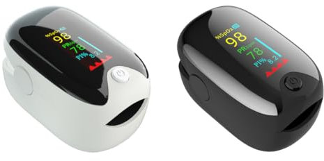 LYEAA Moniteur de sang portable en oxygène et en avec affichage OLED idéal pour la maison et l'extérieur utilisent l'oxymètre