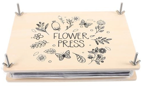Gadpiparty Blumenpresse Pflanzenpresse Blattpresse DIY Blumenpressset Pflanzenpresszubehör Presswerkzeug Für Pflanzen Gepresste Getrocknete Blumen Blumenpressen-Set Blütenpress-kit