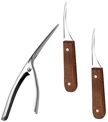 LABRIMP 1 Set Räkskalningskniv Räkrensare Räkskalare Räklinje Räkskalrengöring Köksverktyg Räkskärare Räkrengöringsskärare Räkskalningsverktyg
