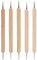 Xolsurg Lot de 2 stylets à double extrémité pour tracer des pointillés et des objets artisanaux - Gravure en argile et céramique
