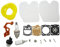 UYTGFO Convient for tronçonneuse McCULLOCH CS340 CS380, conduite de gaz, ampoule d'amorçage, bougie d'allumage, pièce de rechange, kit de carburateur, filtre à air et à carburant