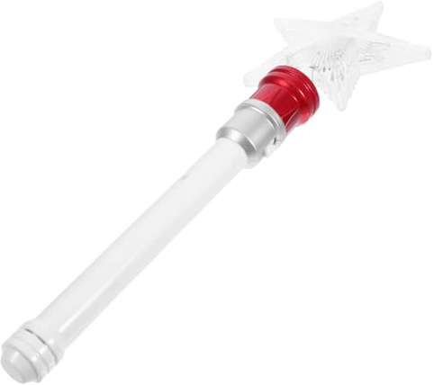 BESPORTBLE Varita De Estrella Iluminada con para NiñOs Varita De Hada Brillante PortáTil para Fiestas CumpleañOs Y Disfraces De Princesa Accesorio Luminoso para Eventos Y Conciertos